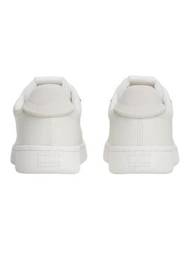 Sapatilhas Tommy Jeans Archive 98 branco para mulher.