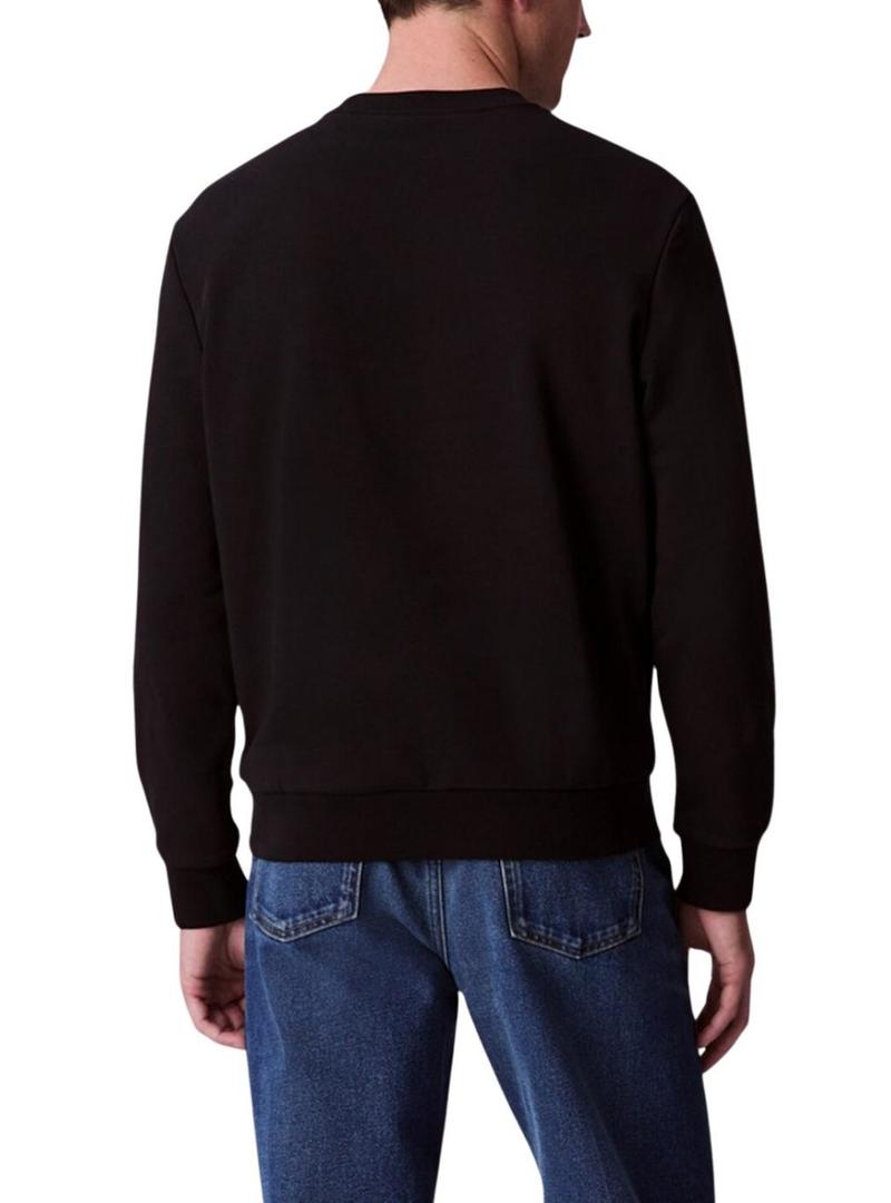 Moletom Calvin Klein Jeans Bauhaus preto para homem