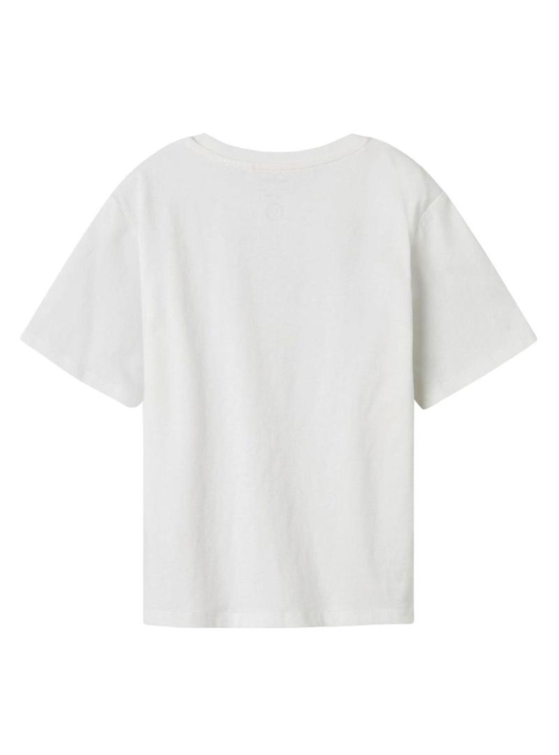 Camisola Name It Lise Marie branca para menina