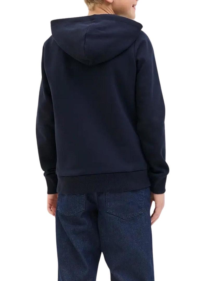 Moletom com capuz Jack and Jones Geplas marinho para criança