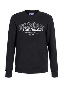 Moletom Jack and Jones Makoto preto para criança