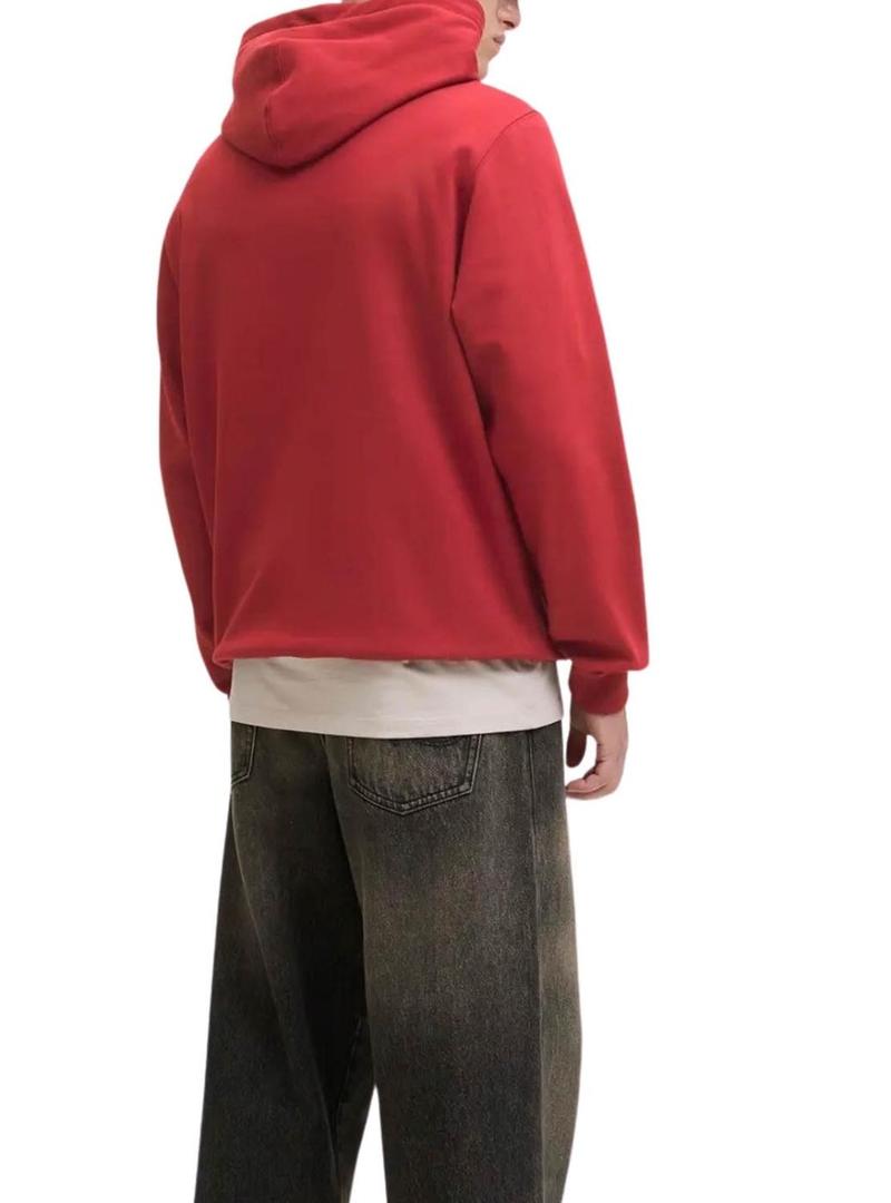 Moletom Jack and Jones Norrebo vermelho para homem