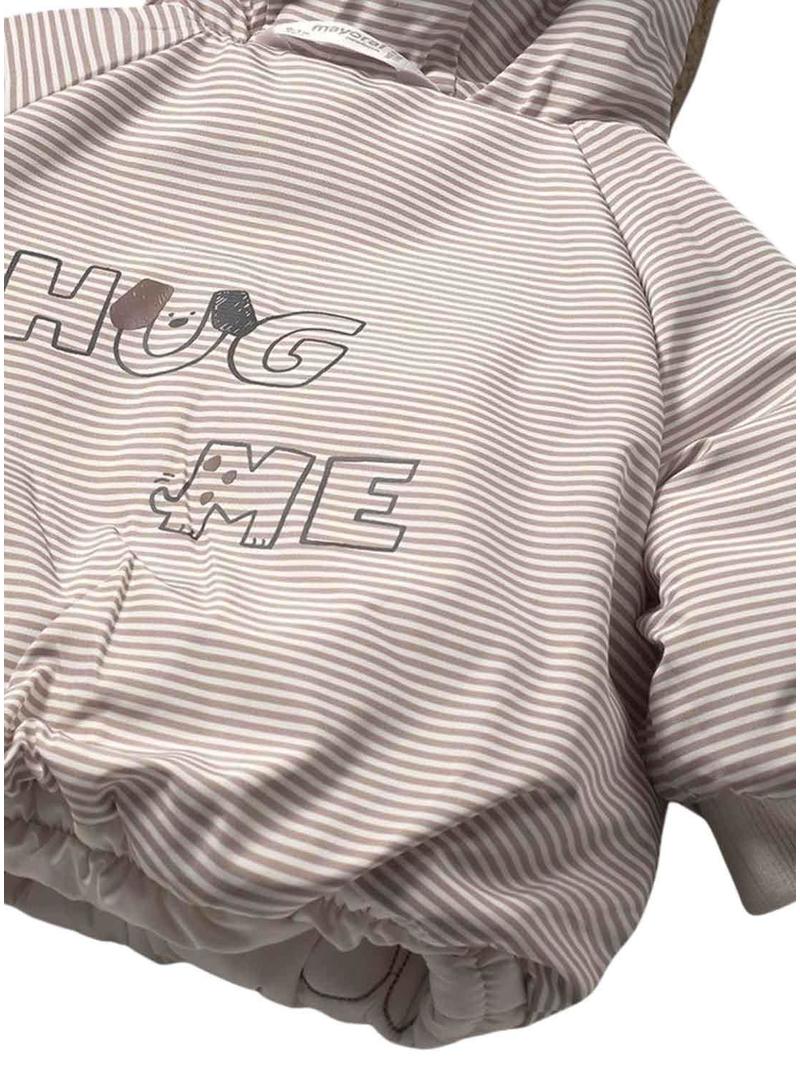 Casaco Mayoral reversível bege para bebê