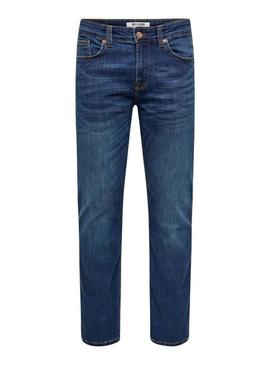 Calça de ganga Only and Sons Weft denim para homem