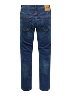 Calça de ganga Only and Sons Weft denim para homem