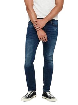Calça de ganga Only and Sons Weft denim para homem
