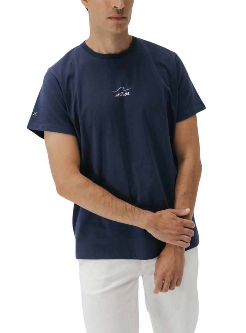Camiseta El Pulpo O Mar Azul para homem.