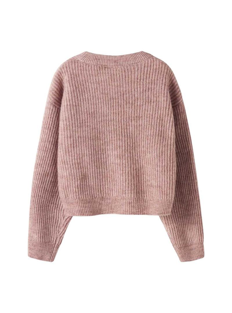 Nome do Jersey Name It Holly rosa boxy para menina.