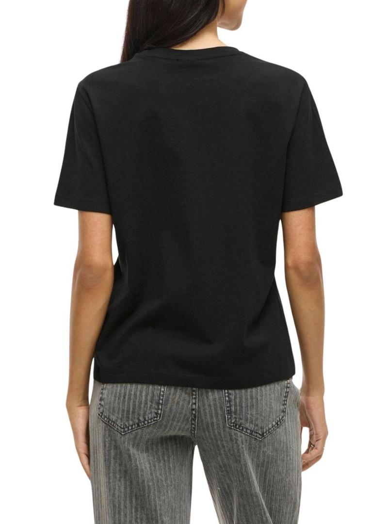 Camiseta Vila Visybil Balance preta para mulher.