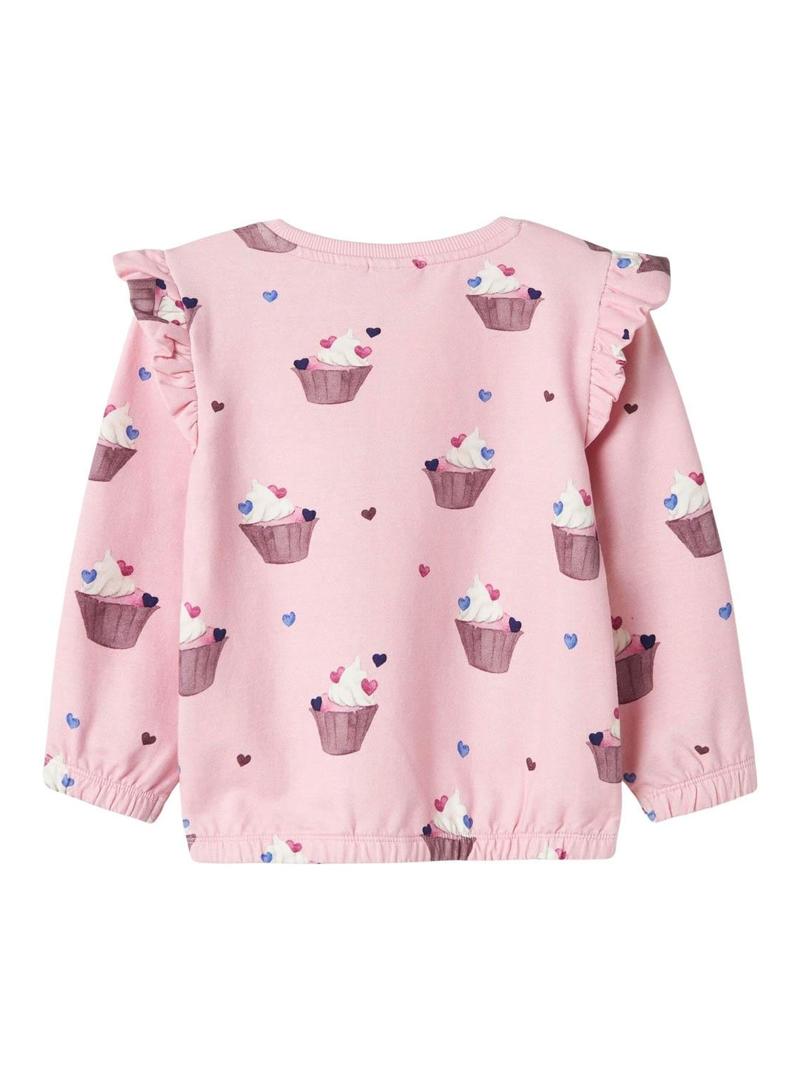 Moletom Name It Naya marinho para menina