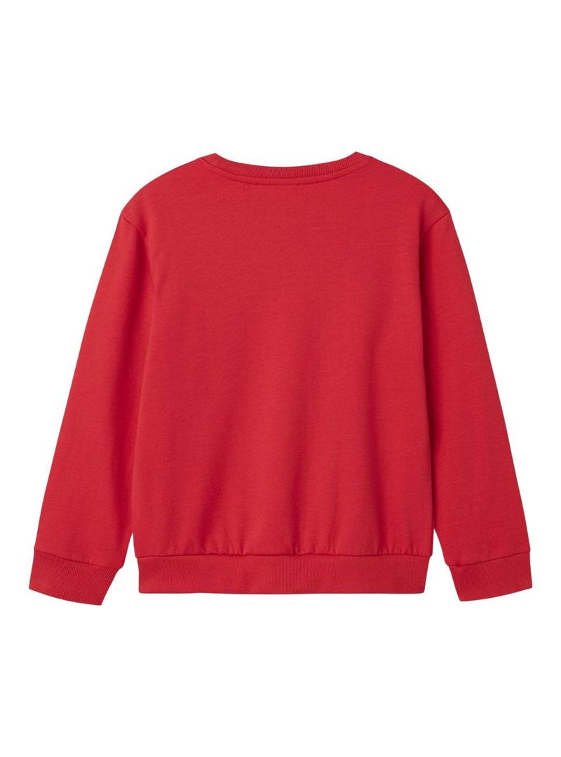 Moletom Name It Noriana vermelho para menina