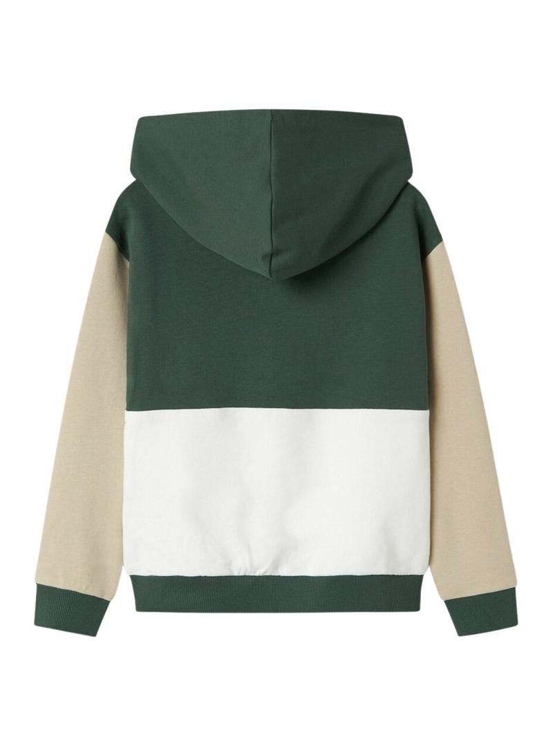 Moletom Name It Nola verde para menino.