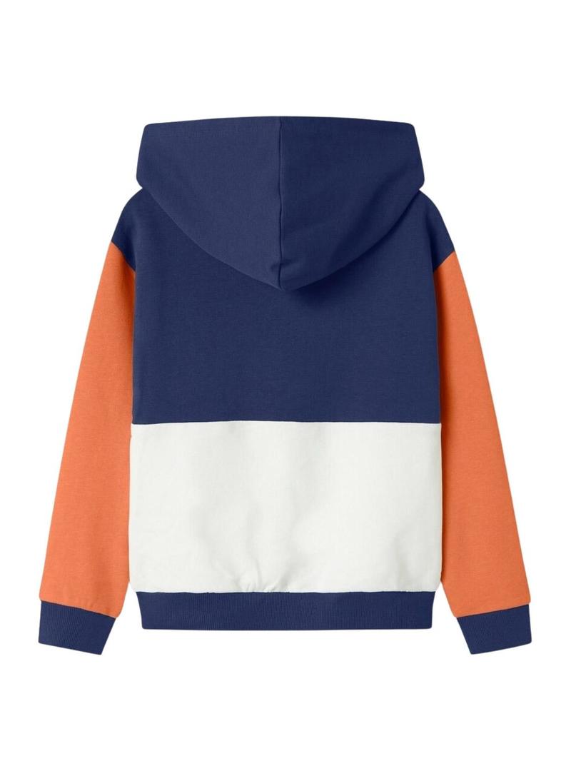 Moletom Name It Nola azul marinho para menino.