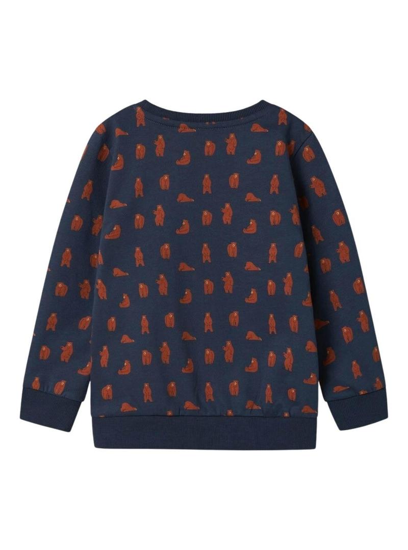 Moleton Name It Nenean azul marinho para menino