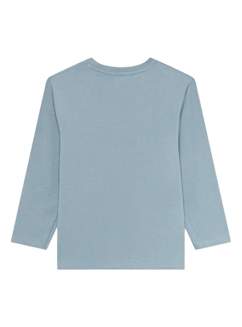 Camiseta Name It Abir azul para menino.