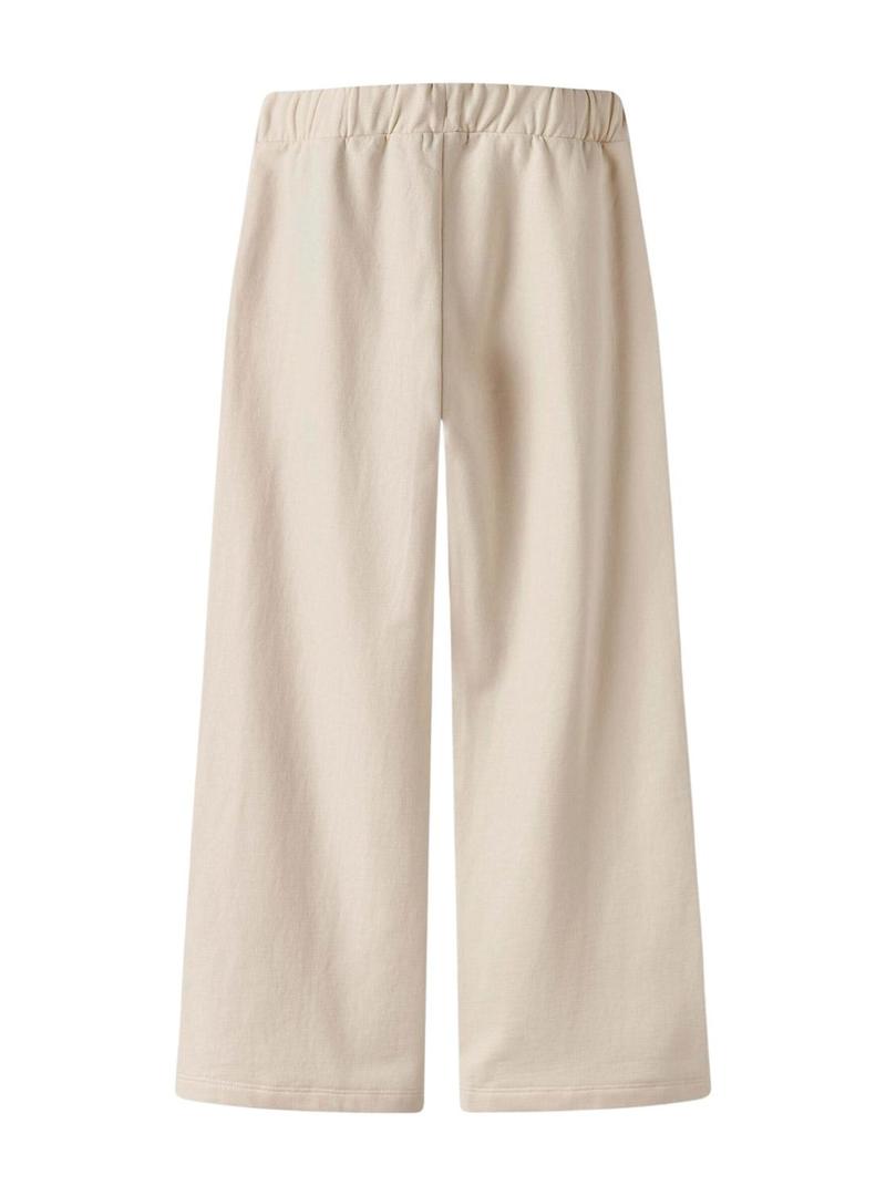 Calças largas Name It Noriana bege para menina