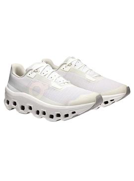 Sapatilhas On Cloudmonster Void branco para mulher.