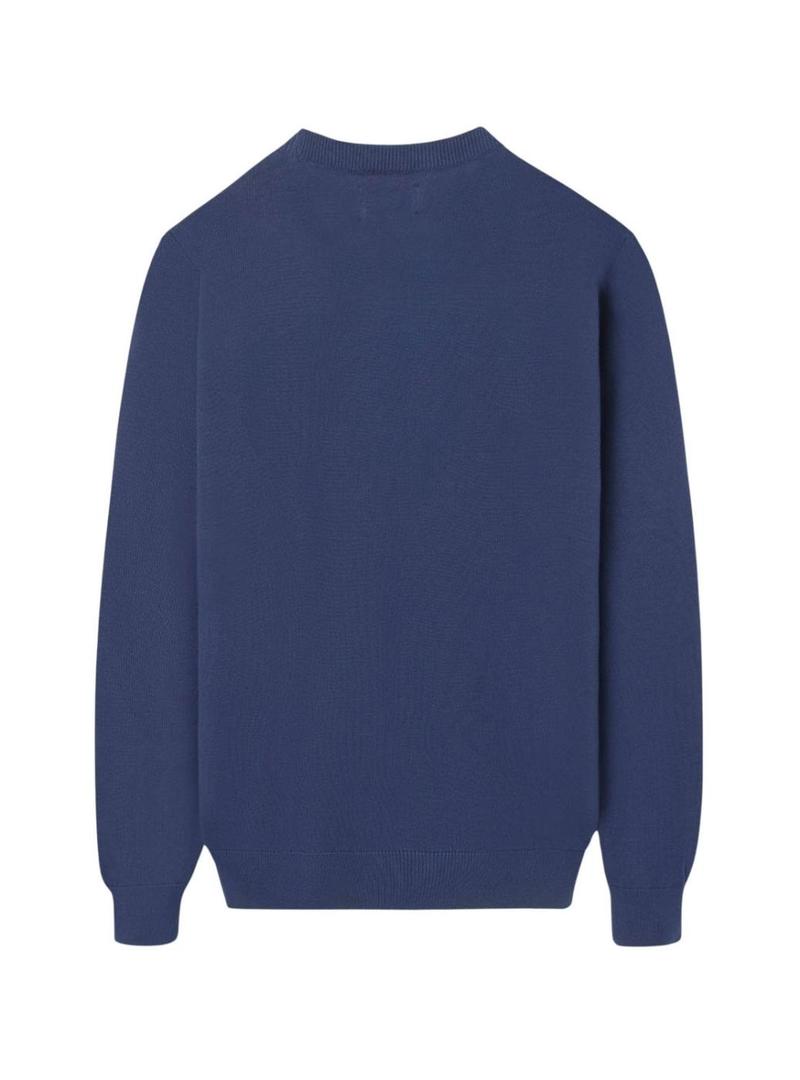 Camisola Silbon Raqueta azul para homem.