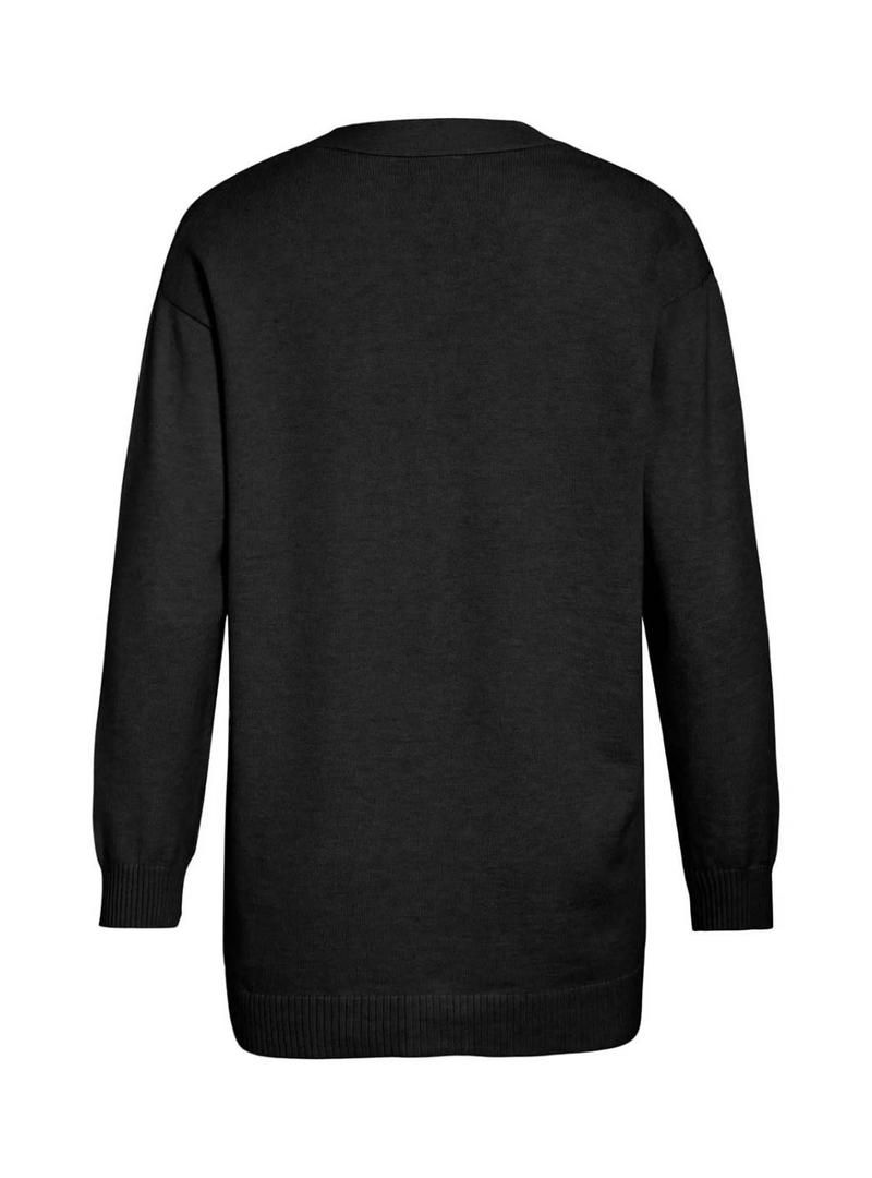 Jaqueta Vila Vipolly preta para mulher.