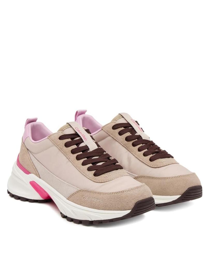 Sapatilhas Calvin Klein Jeans Hike Runner rosa para mulher