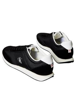 Sapatos Calvin Klein Jeans Retro Runner preto para homens