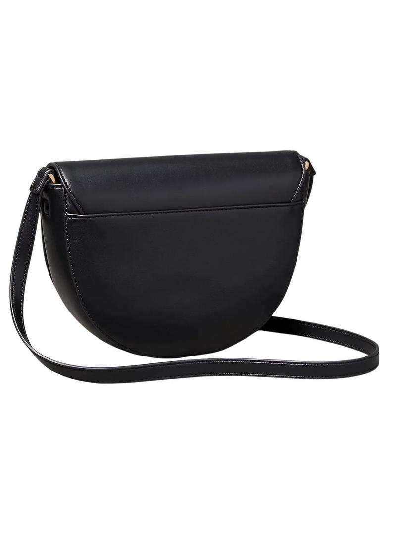 Bolsa Calvin Klein Jeans Bold Saddle preta para mulher