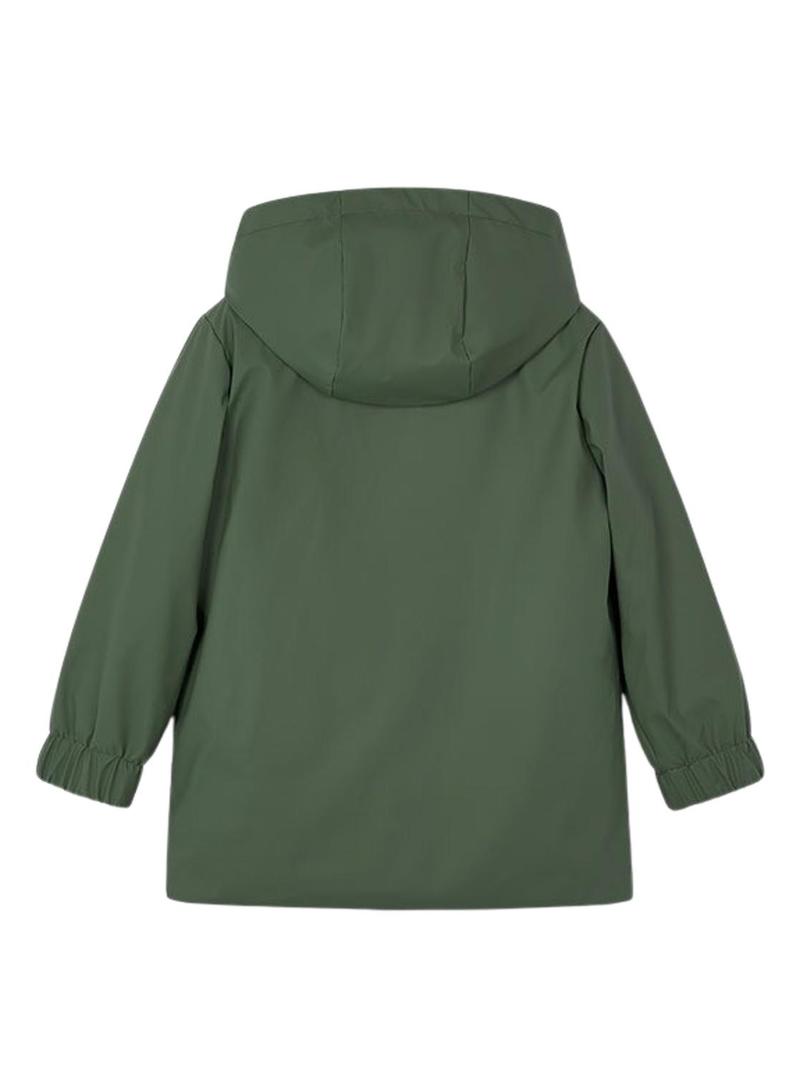 Capa de chuva verde Mayoral para menino.
