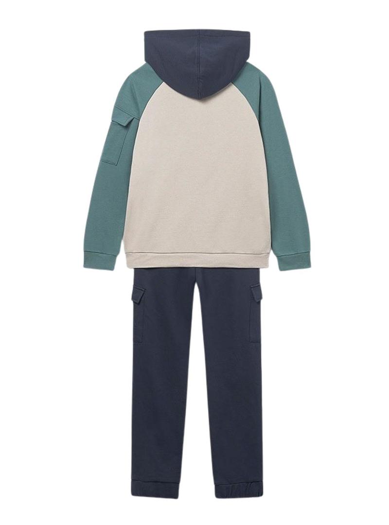 Fato de treino Mayoral bloqueio marinho para menino