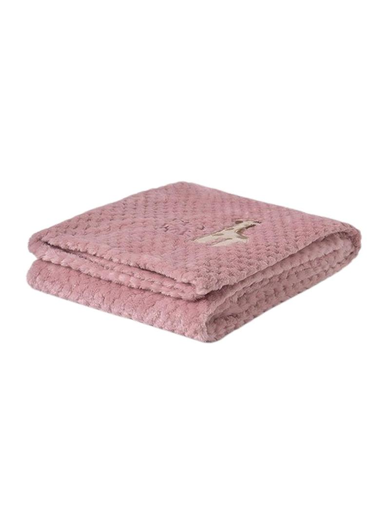 Manta Mayoral de pelo duplo rosa para bebê