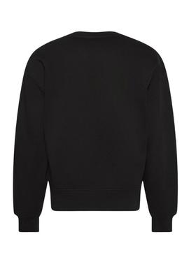 Moletom Calvin Klein Jeans Archive Logo preto para mulher