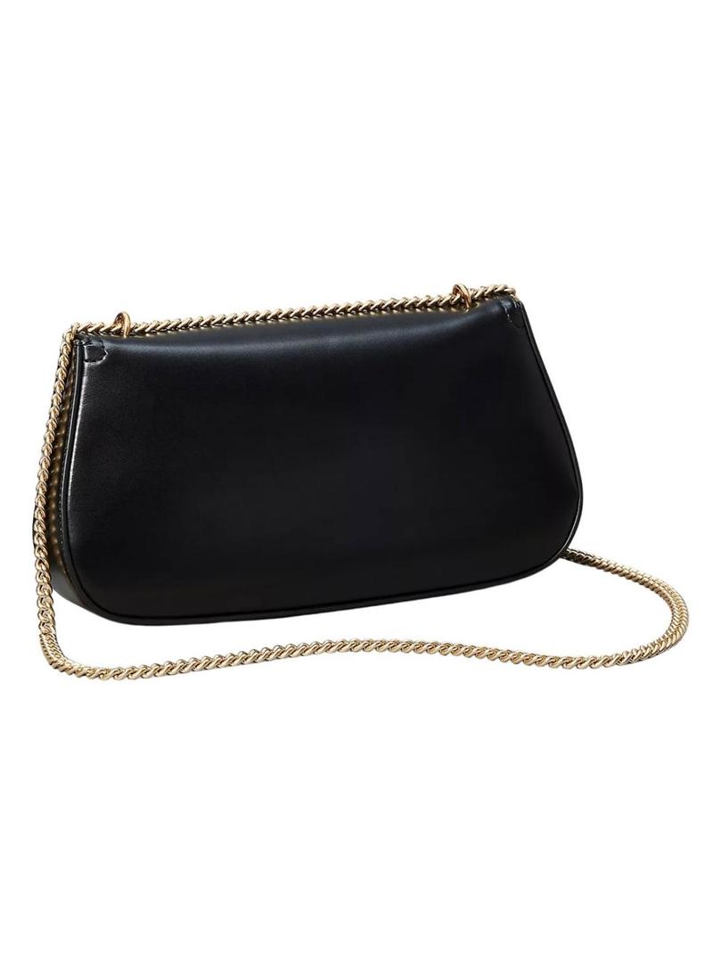 Bolsa Calvin Klein Jeans corrente Ck Convertible preta para mulher.
