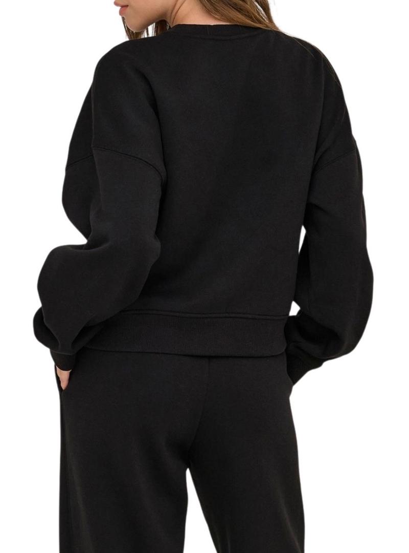 Moletom Only Best preto para mulher.