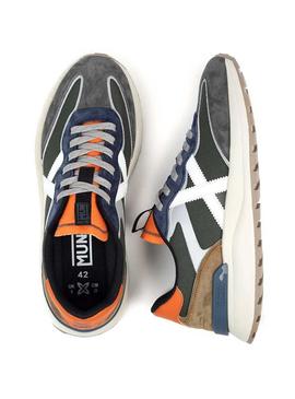 Sapatilhas Munich Dynamix 08 verde para homem.