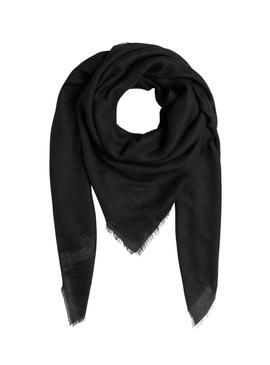 Cachecol Pieces Hailey preto para mulher