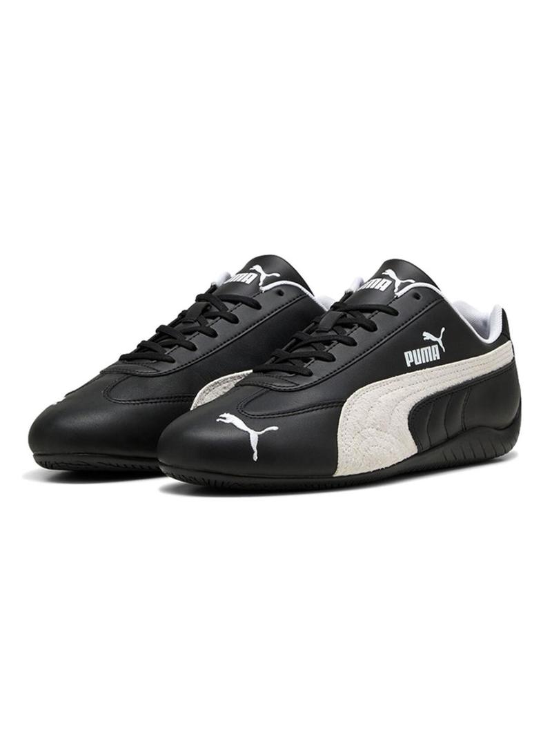 Sapatilhas de couro Puma Speedcat preto para homem.