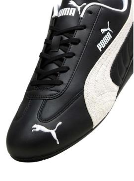 Sapatilhas de couro Puma Speedcat preto para homem.
