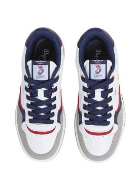 Sapatilhas Pepe Jeans Levitt combinadas para criança.