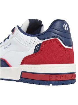 Sapatilhas Pepe Jeans Levitt combinadas para criança.