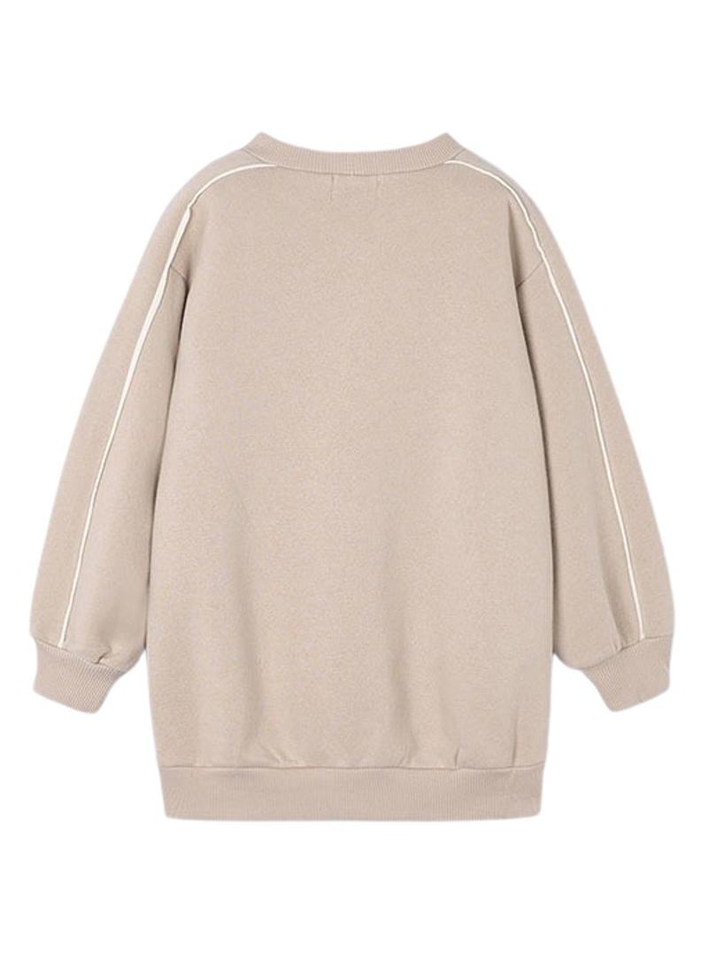 Vestido Mayoral de veludo com faixas para menina