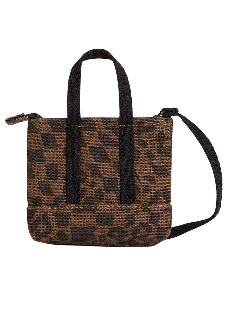 Carteira Vans Tote Micro Pergs leopardo