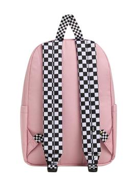 Mochila Vans Old Skool Grom Rosa para crianças.