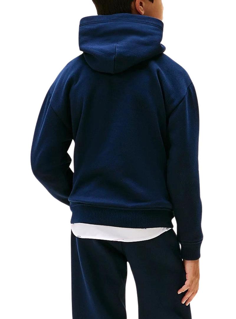 Moletom Tommy Hilfiger Flag Archive marinho criança.