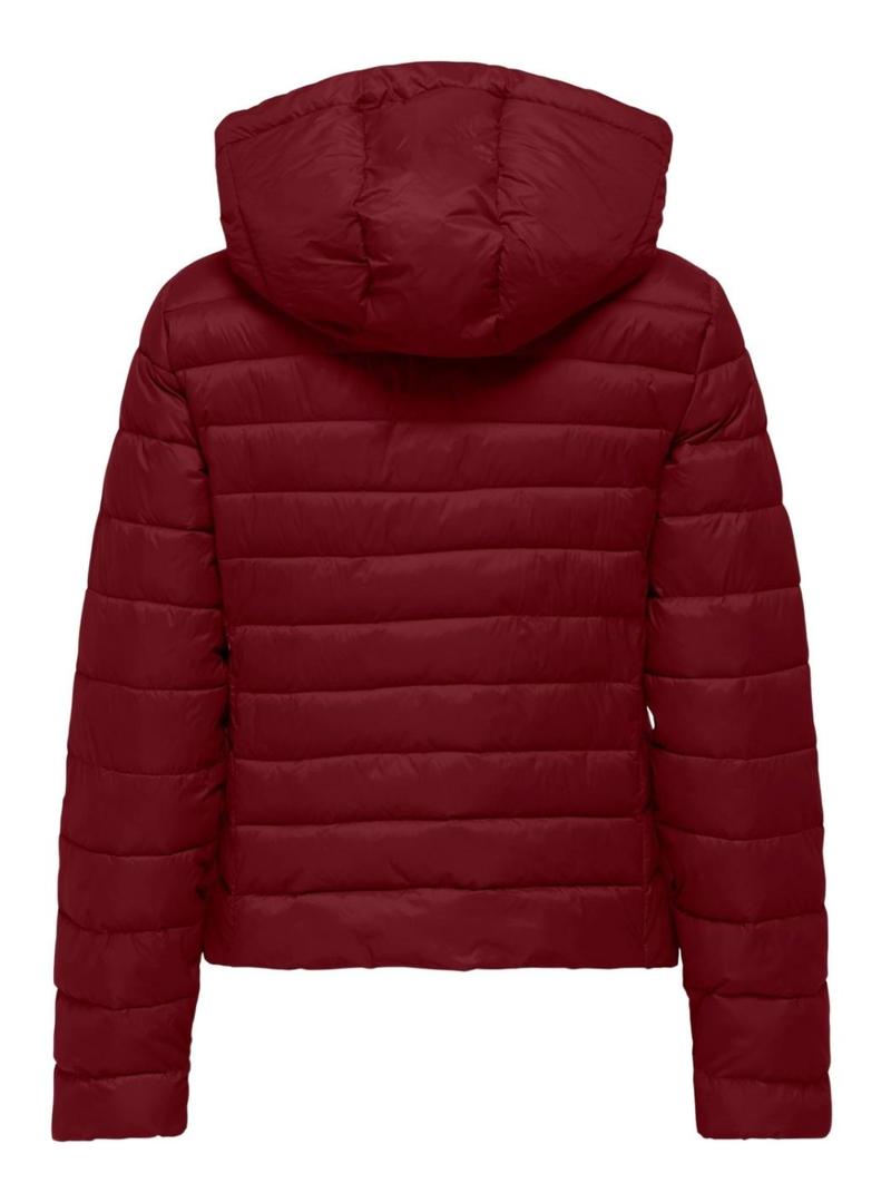 Casaco Only Tahia vermelho para mulher.