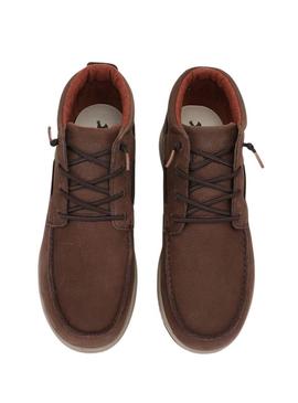 Botas Walkin Pitas Timor marrom para homens.
