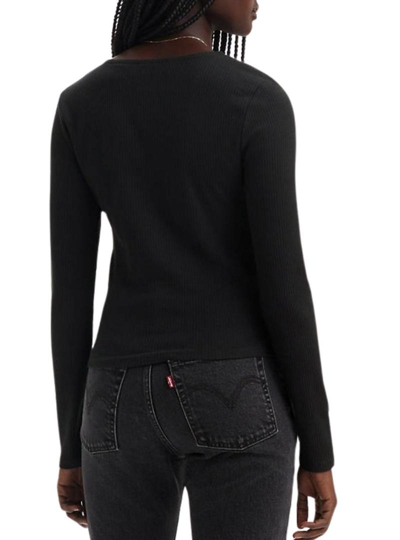 Jaqueta Levis Muse preta para mulher