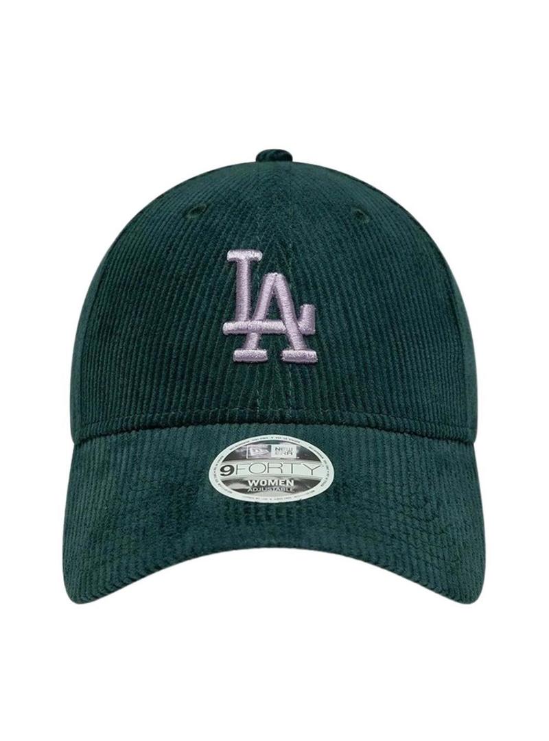 Boné New Era Cord LA verde para mulher