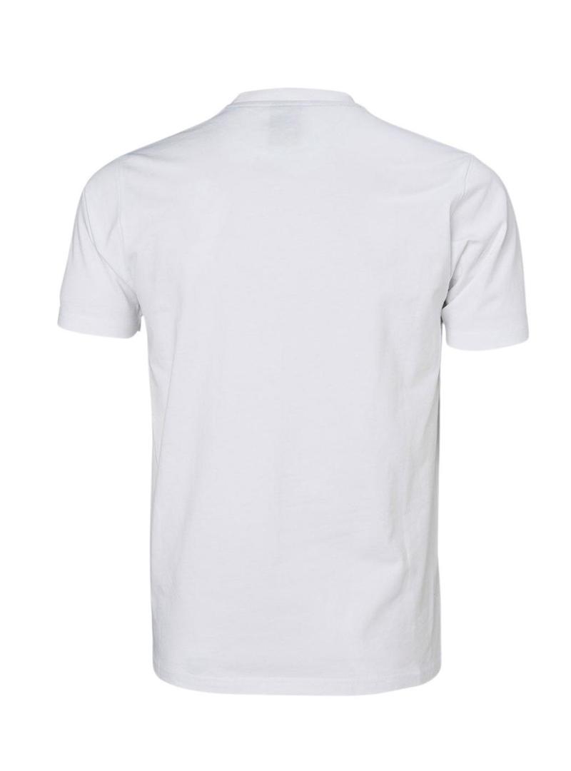 Camisa Helly Hansen Box branca para homem.