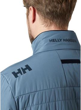 Casaco Helly Hansen Crew Insulator azul para homem.