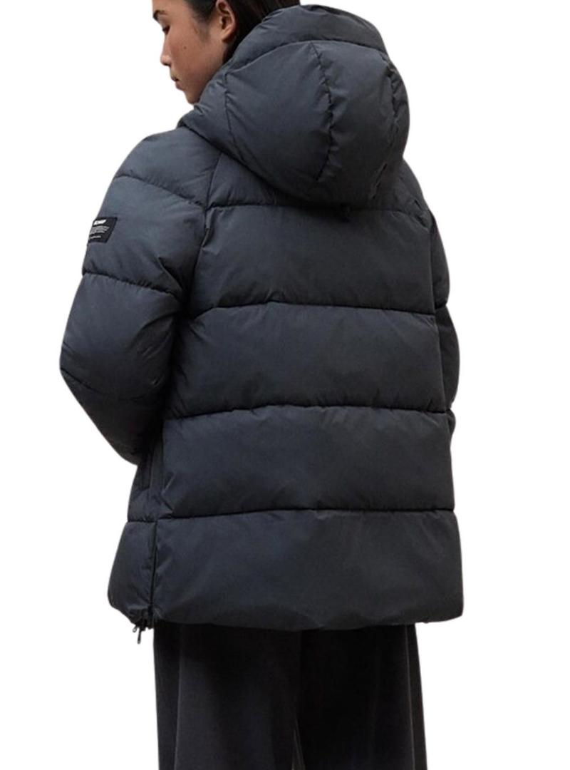 Jaqueta acolchoada Ecoalf Fuji cinza para mulher
