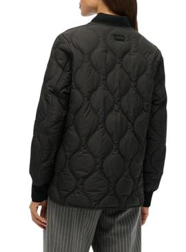 Casaco Superdry Acolchoado preto para mulher